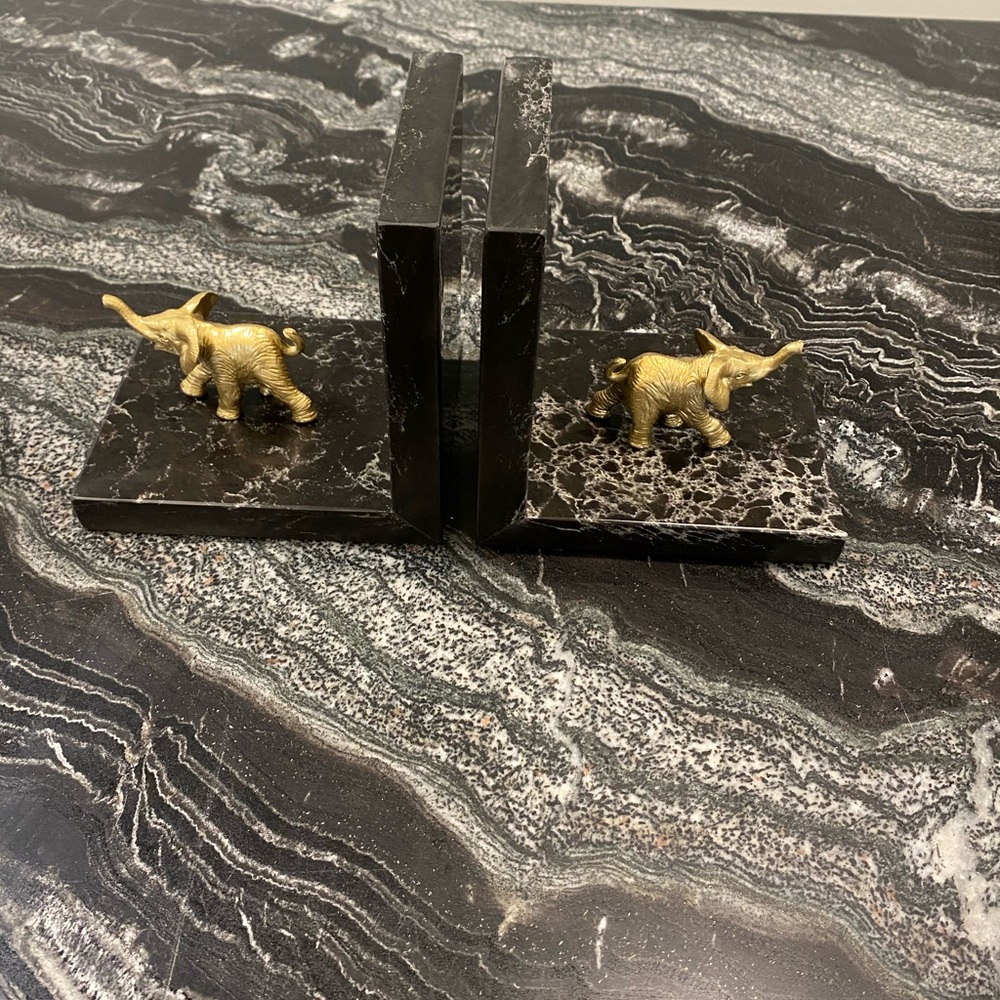Book ends made from granite